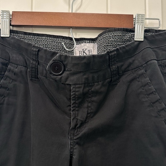 BKE Buckle Black Wide Leg Low Rise Y2K Fashion 29 Long - Picture 3 of 7